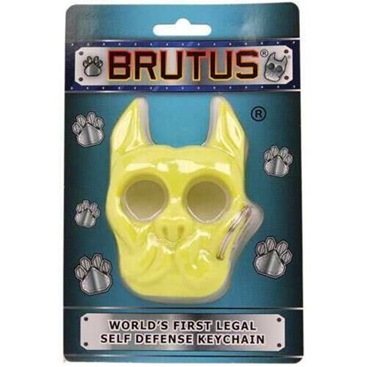 Picture of Brutus Self Defense Key Chain Neon Yellow