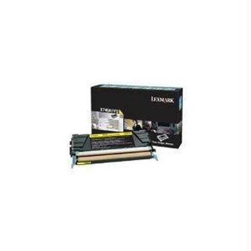 Picture of X746, X748 YELLOW RETURN PROGRAM TONER CARTRIDGE