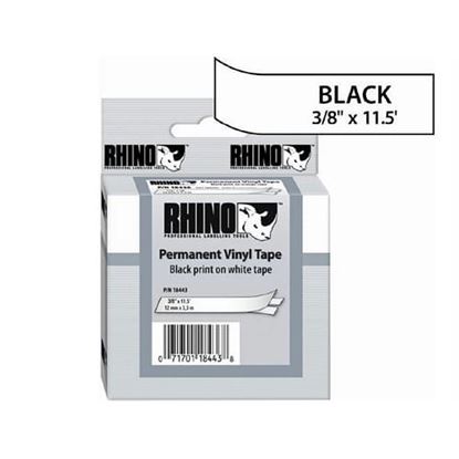 Picture of DYMO RHINO 3/8IN X  18FT, WHITE VINYL LABELS