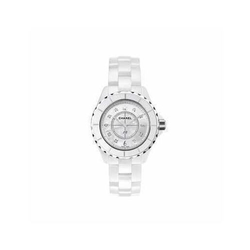 Picture of Chanel H2422 J12 White Ceramic Diamonds Quartz Ladies Watch