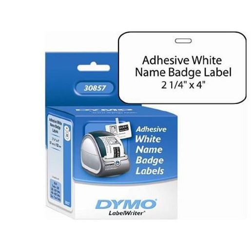 Picture of DYMO NAME BADGE WITH CLIP HOLE - LABELS - NAME BADGE LABELS