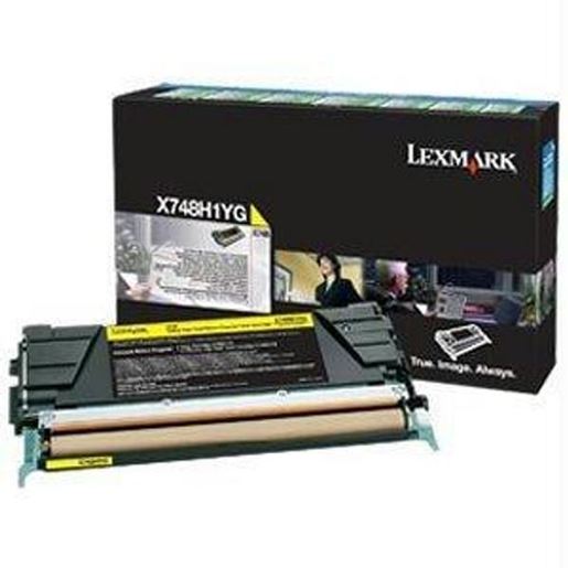 Picture of X748 YELLOW HIGH YIELD RETURN PROGRAM TONER CARTRIDGE