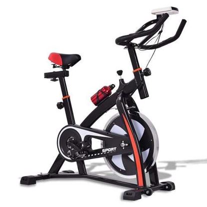 Picture of Household Adjustable Indoor Exercise Cycling Bike Trainer with Electronic Meter