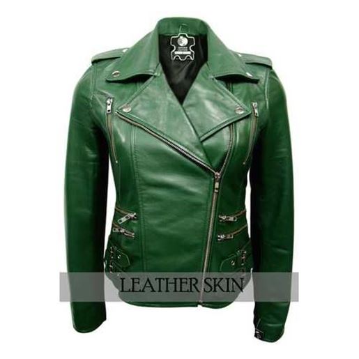 Picture of Green Leather Jacket