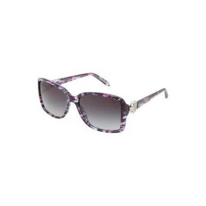 Picture of Tiffany & Co. TF4066-81323C Crystal Plum Oversize Grey Gradient Lens Sunglasses