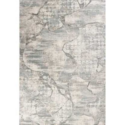 Picture of 8'x11' Ivory Mist Machine Woven Abstract Indoor Area Rug