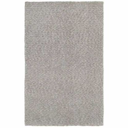 Picture of 7' x 10' Modern Shaggy Soft Gray Indoor Area Rug