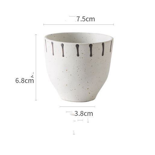 Picture of Color: Vertical bar, style:  bowl - Household Ceramic Dishes Set Tableware