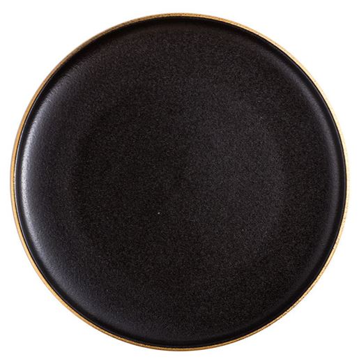 Picture of Color: Black, Size: 7.5 inches - Black Plate, Ceramic Dish, Steak Plate