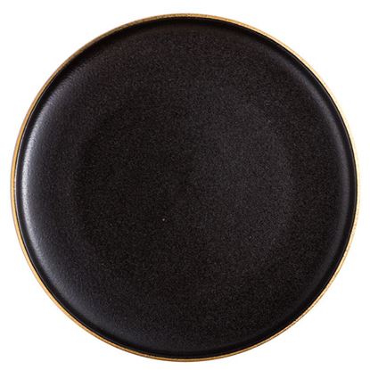 Picture of Color: Gold, Size: 10 inches - Black Plate, Ceramic Dish, Steak Plate