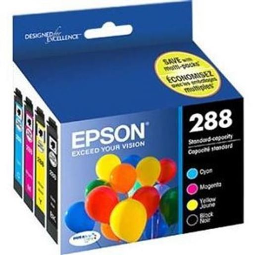 Picture of Epson288 C M Y K 4Pk Ink XP430