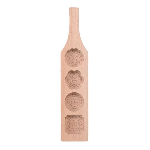 Picture of style: C - Moon Cake Mold Wooden Pastry Mold Baking Tool For Making Mung Bean Cake Ice Skin Fondant Cake Mold Chocolate Mold Cake Decors