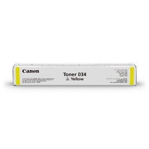 Picture of CANON CARTRIDGE 034 YELLOW TONER - FOR IMAGECLASS MF820CDN AND MF810CDN - FULL Y