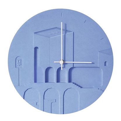 Picture of Color: Blue, style: 02style - No Non Creative Cement Wall Clock Nordic Fashion Personality