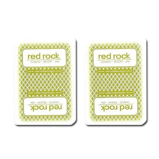 Picture of Single Deck Used in Casino Playing Cards - Red Rock