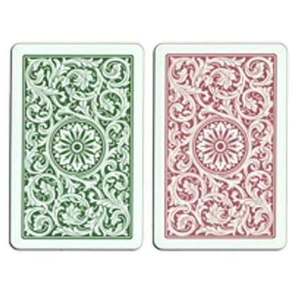 Picture of Copag 1546 Poker Green/Burgundy Regular