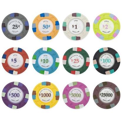 Picture of Poker Knights 13.5 Gram Poker Chips Sample Pack - 12 Chips