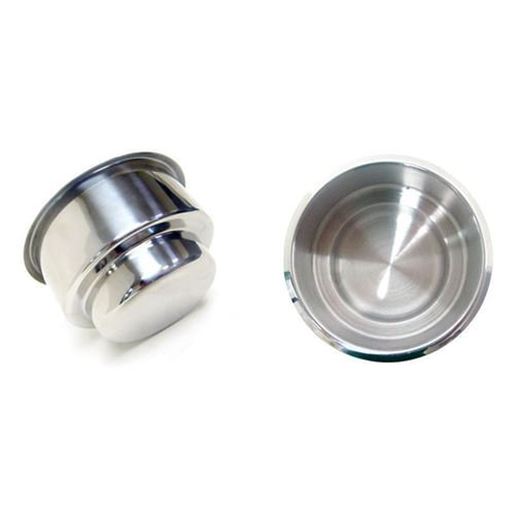 Picture of Dual Drop in Stainless Steel Cup Holder