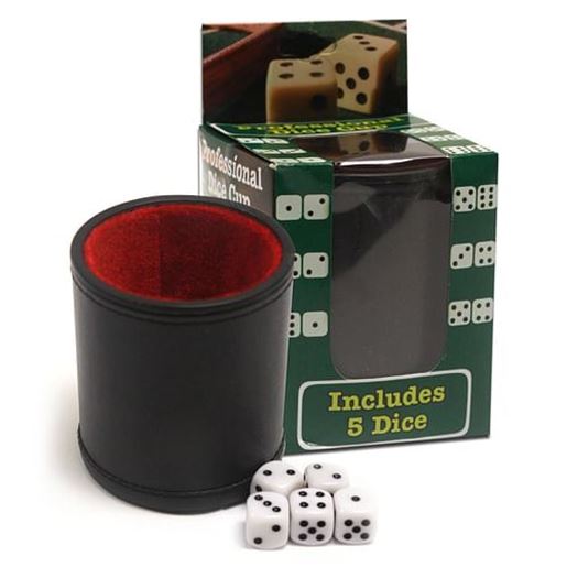 Picture of Professional Dice Cup with Five Dice