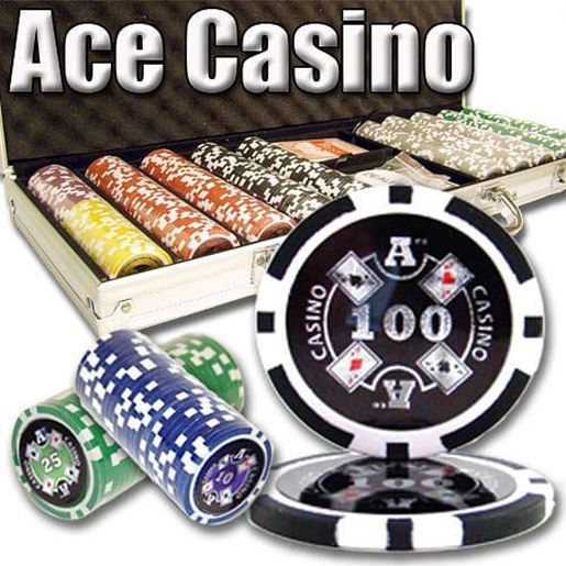 Picture of 500 Ct - Pre-Packaged - Ace Casino 14 Gram - Aluminum