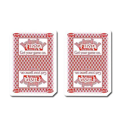 Picture of Single Deck Used in Casino Playing Cards - Fiesta Rancho