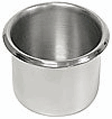 Picture of Small, Standard Stainless Steel Drop In Cup Holder