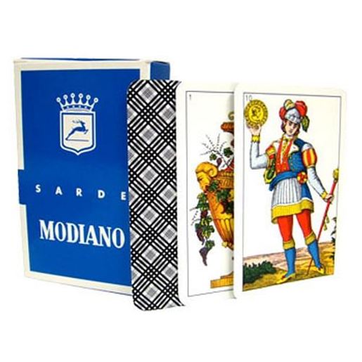 Picture of Deck of Sarde Italian Regional Playing Cards