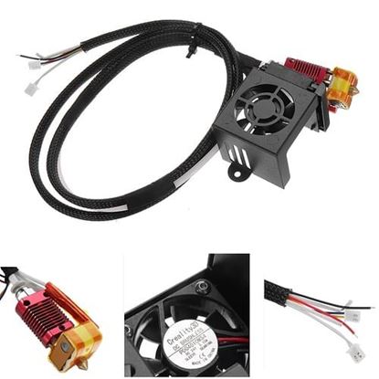 Picture of Creality 3D?Â® Full Assembled MK10 Extruder Hot End Kits With 2PCS Cooling Fans For Ender-3 3D Printer