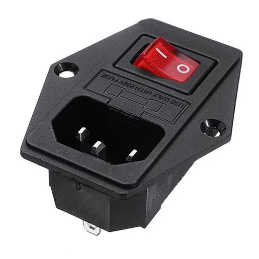 Picture of Creality 3D?Â® 220V/110V 15A Short Circuit Protection Safety Power Switch Socket Module For 3D Printer