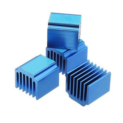 Picture of 4PCS Blue TMC2100 LV8729 Stepper Motor Driver Cooling Heatsink With Back Glue For 3D Printer