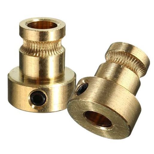 Picture of 1.75mm/3mm Brass Feed Extruder Wheel Drive Gear For Reprap 3D Printer