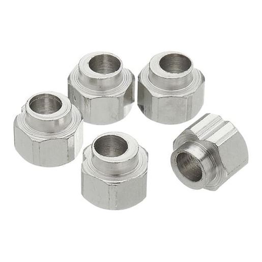 Picture of 5PCS 5mm Bore Stainless Steel Eccentric Spacers Nut For V Wheel Aluminium Extruder 3D Printer Reprap