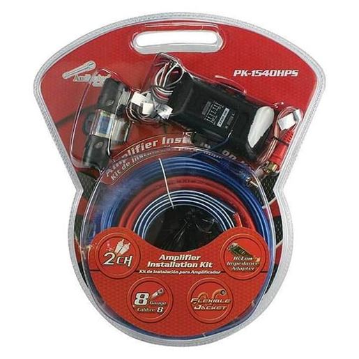 Picture of Audiopipe Complete 8 Gauge Amp kit with Line Out Converter