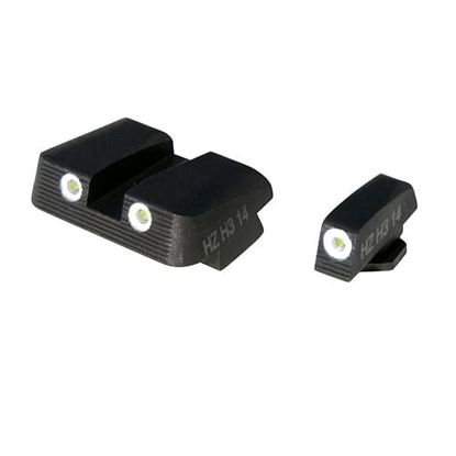 Picture of Hi-Viz Nitesight Glock 9mm Front and Rear Handgun Set