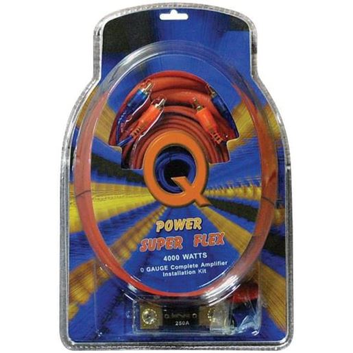 Picture of Qpower 0 Gauge Amp Kit Super Flex