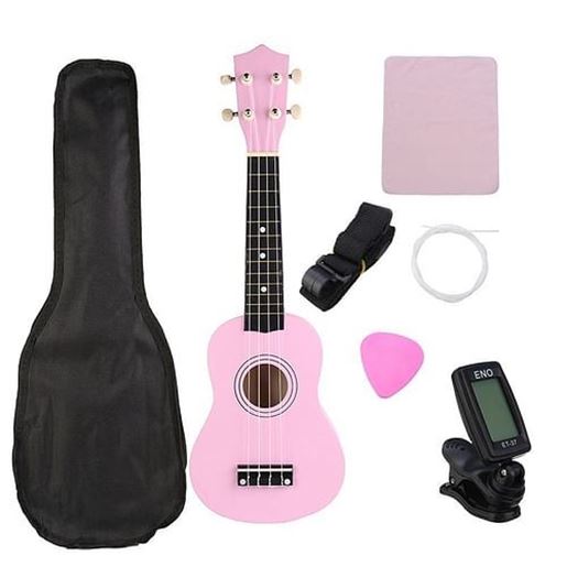 Picture of 21 Inch Economic Soprano Ukulele Uke Musical Instrument With Gig bag Strings Tuner