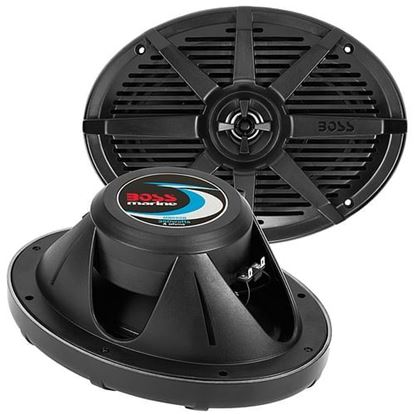 Picture of Boss 6x9" 2-Way Coaxial Marine Speaker 350W Black