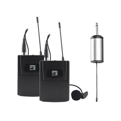 Picture of Blackmore Pro Audio BMP-16 Dual Portable Dynamic Lapel Wireless UHF Microphone System