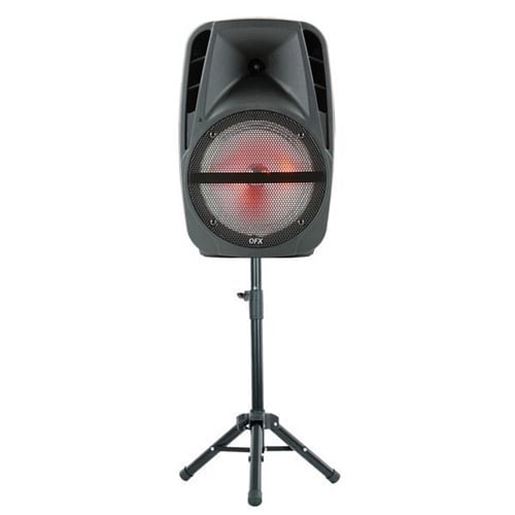 Picture of QFX PBX-61161 15-Inch Portable Party Sound System with Wireless Microphone and Stand