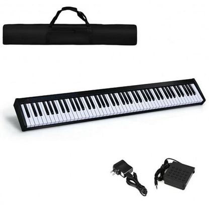 Picture of 88-Key Portable Electronic Piano with  Voice Function-Black