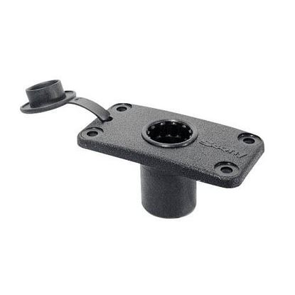 Picture of Scotty Flush Deck Mount Black w/ Rain Cap