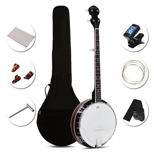 Picture of Sonart 5 String Geared Tunable Banjo with case