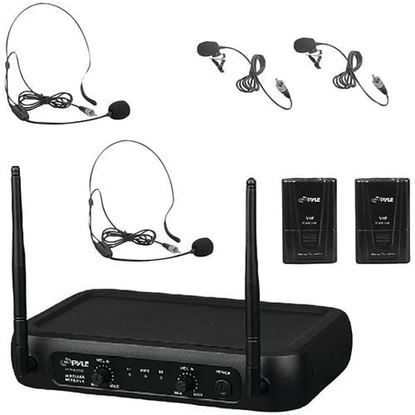 Picture of Pyle PDWM2145 VHF Fixed-Frequency Wireless Microphone System