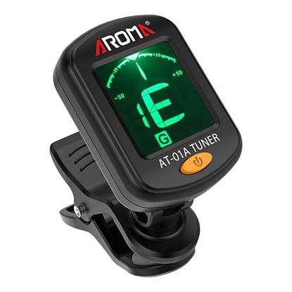 Picture of Aroma AT-01A Clip-on Tuner Tuning for Guitar Bass Violin Ukulele