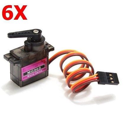 Picture of 6PCS MG90S RC Micro Servo 13.4g for ZOHD Volantex Airplane RC Helicopter Car Boat Model