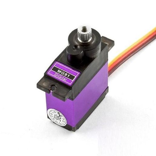 Picture of MG91 13g 2.6KG Torque Metal Gear Digital Servo 90 Degree / 360 Degree for RC model Airplane Robot