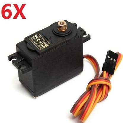 Picture of 6X MG995 High Torque Metal Gear Analog Servo for RC Airplane Models