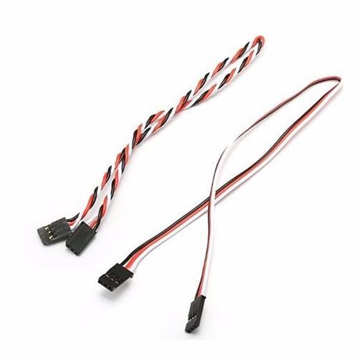 Picture of 22AWG 60 Core 30cm Male to Male Plug Servo Extension Wire Cable for Futaba