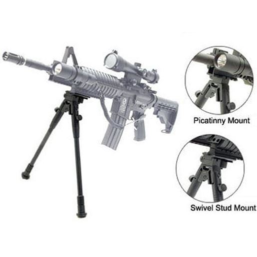 Picture of UTG Universal Bipod, Telescoping Legs, Picatinny & Sling Swivel Mount