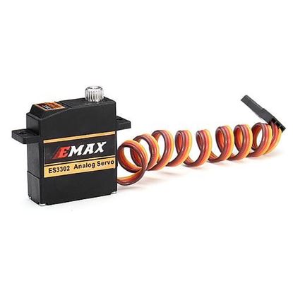 Picture of EMAX ES3302 12.4g Mini Metal Gear Analog Servo for RC Airplane